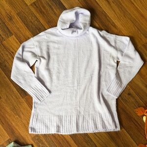 LOFT Light Lavender Cowl Neck Sweater